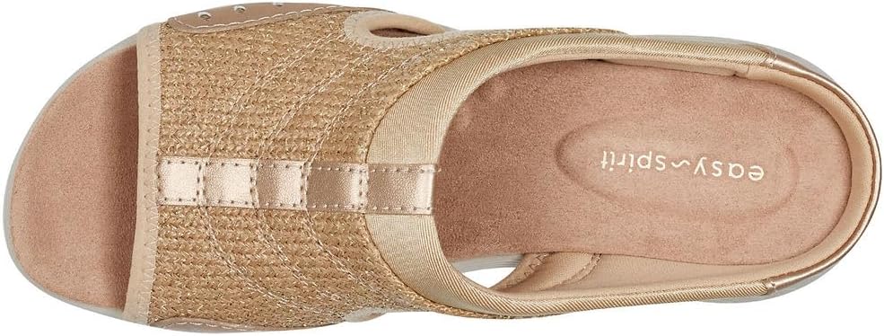 購入用 Easy Spirit レディース Traciee2 サンダル, 天然-織-ゴールド。, 9 X